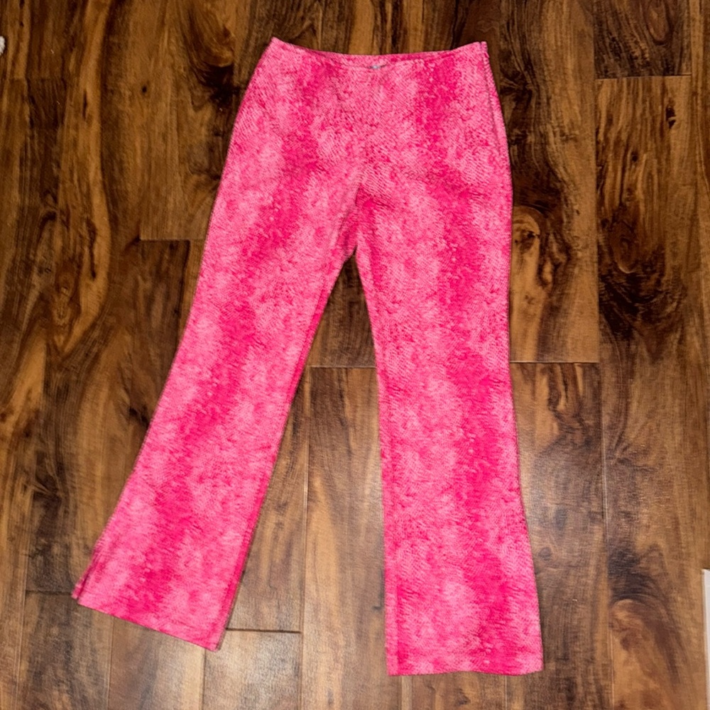 Pink Snake Print UO Festival Pants
